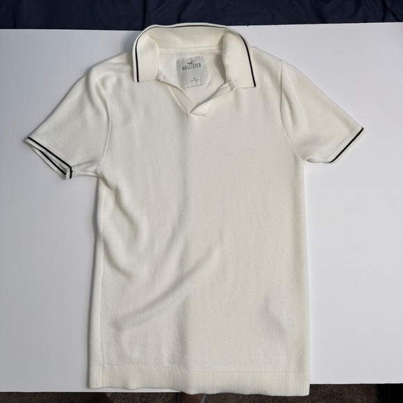 Hollister Other - Hollister White Polo Shirt Classic Design